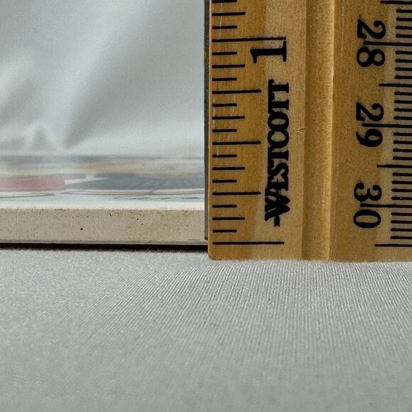 Barbara Lavallee Eskimo Tile Trivet Wall Hanging Vintage 1996 "Blanket Toss" - Picture 7 of 7